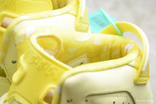 1st Kicks Jordan (GS) 543390-800 6 Retro Floral Air Yellow Dynamic 0522